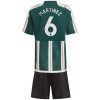 Maglia ufficiale Manchester United Martinez 6 Trasferta 2023-24 per Bambino